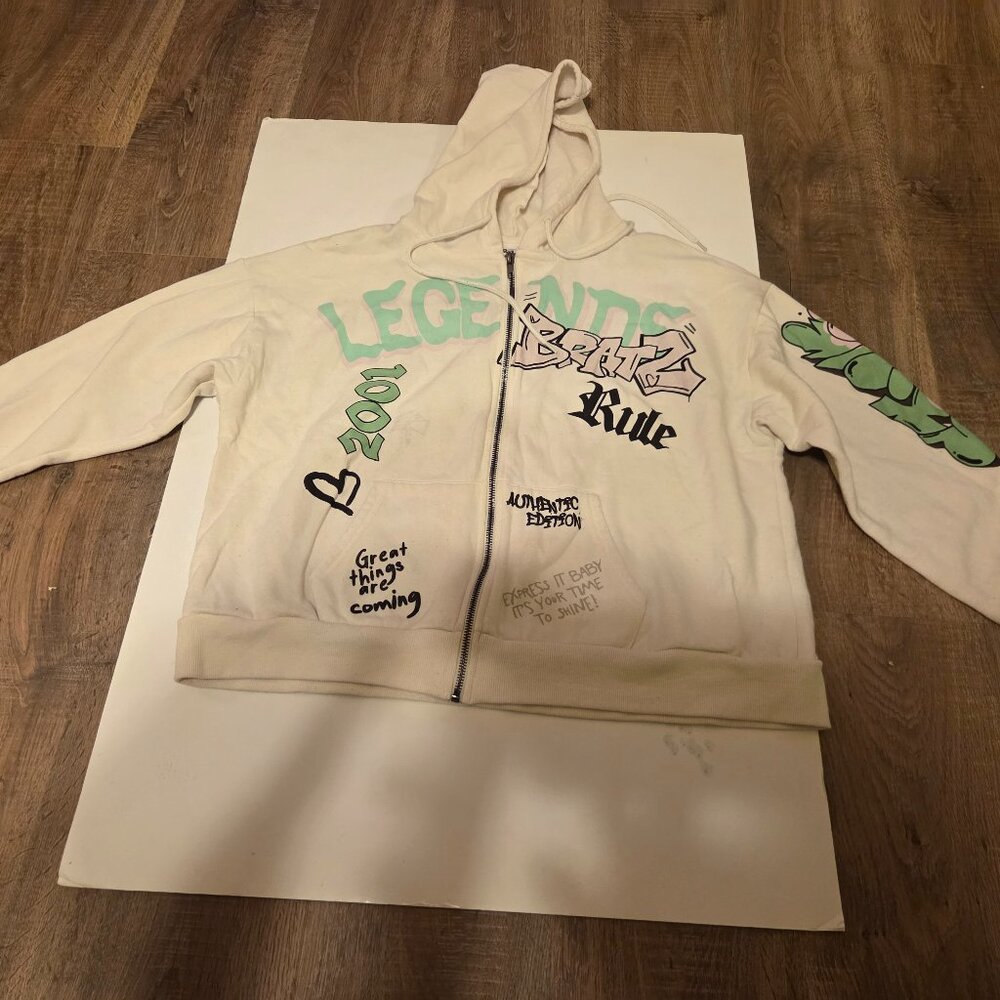 Vintage Legends Bratz Rule 2001 Authentic Edition Hoodie Size Large